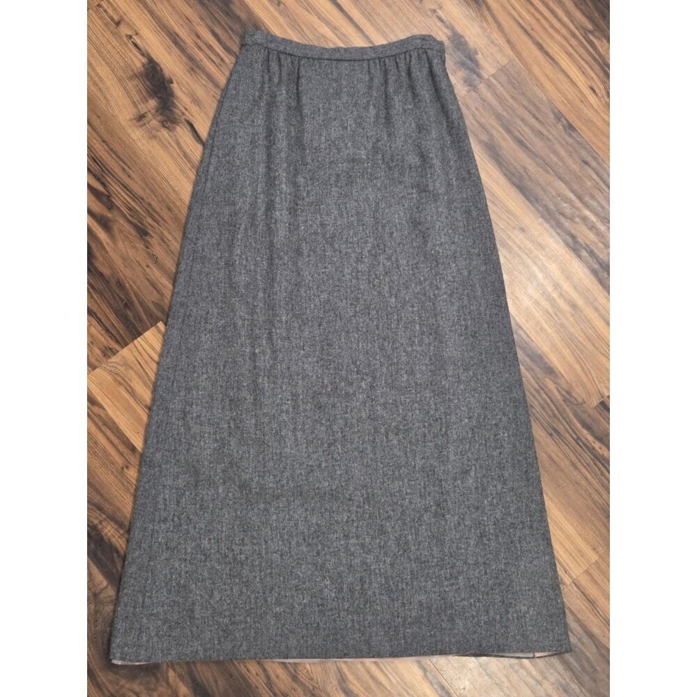 Vintage Wool Maxi Skirt Carroll Reed Ski Shop Nelly de Grab Alpine Lined XS/S